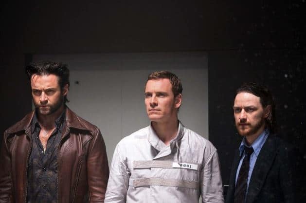 Hugh Jackman Michael Fassbender James McAvoy X-Men: Days of Future Past