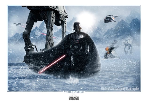 Darth Vader Hoth Painting