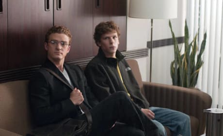 Justin Timberlake Jesse Eisenberg The Social Network