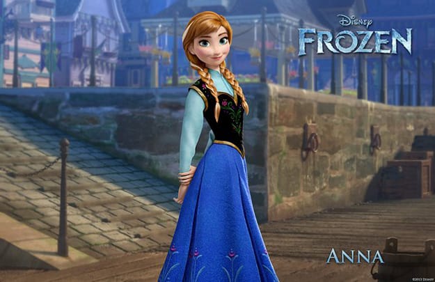 Frozen anna