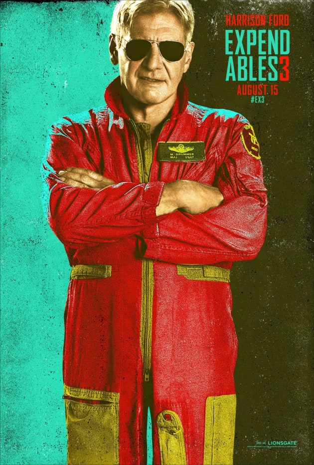 The Expendables 3 Harrison Ford Comic Con Poster