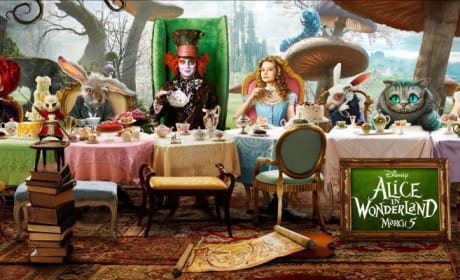 Alice in Wonderland Last Supper Tea Party Poster