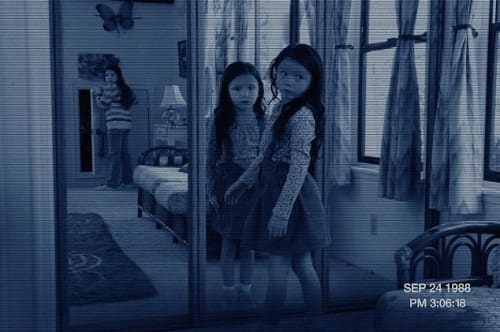 Katie and Kristi in Paranormal Activity 3