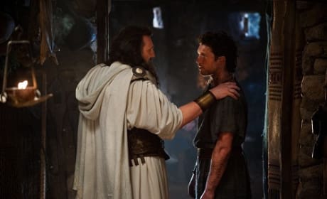 Liam Neeson and Sam Worthington in Wrath of the Titans