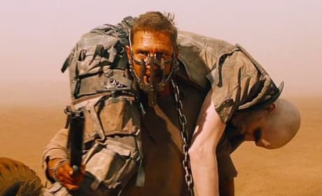 Tom Hardy Nicholas Hoult Mad Max Fury Road Photo Still