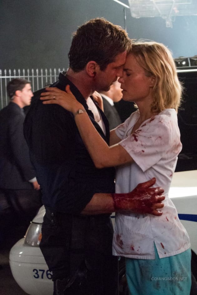 Olympus Has Fallen Gerard Butler Radha Mitchell