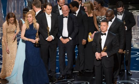 Brad Pitt Wins Oscar