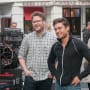 Neighbors Seth Rogen Zac Efron Set Photo