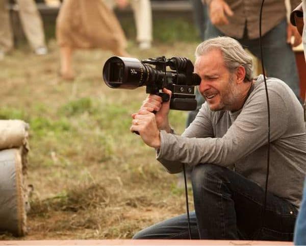 Francis Lawrence on the set of Water for Elephants