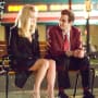 Molly and Kirk Sitting on a Bench