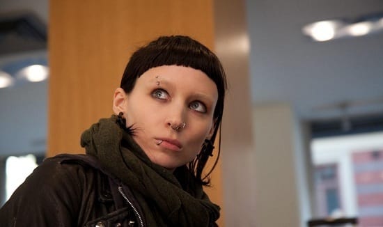 Rooney Mara as Lisbeth in The Girl with the Dragon Tattoo