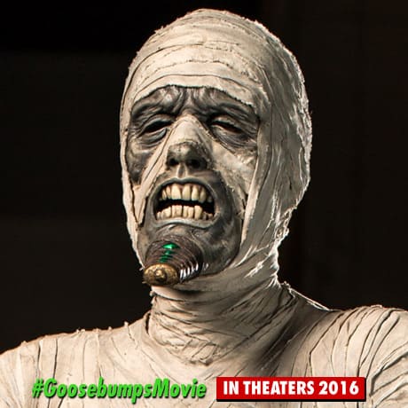 Goosebumps Mummy Photo