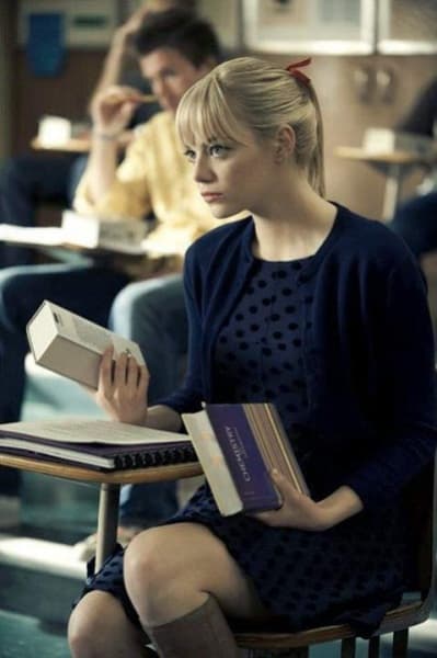 Emma Stone is Gwen Stacy in The Amazing Spider-Man