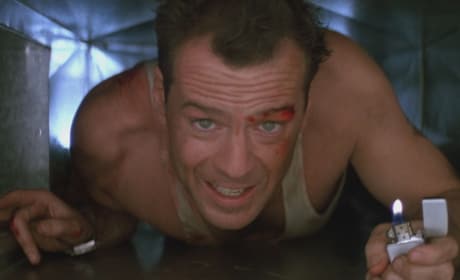 Bruce Willis in Die Hard