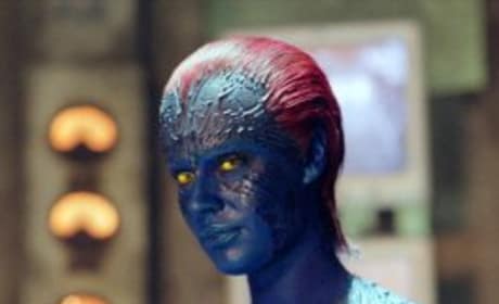 Mystique looking blue