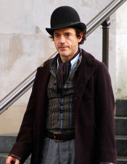 Downey as Sherlock Holmes
