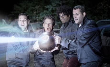 Ben Stiller, Vince Vaughn, Jonah Hill and Richard Ayoade in The Watch