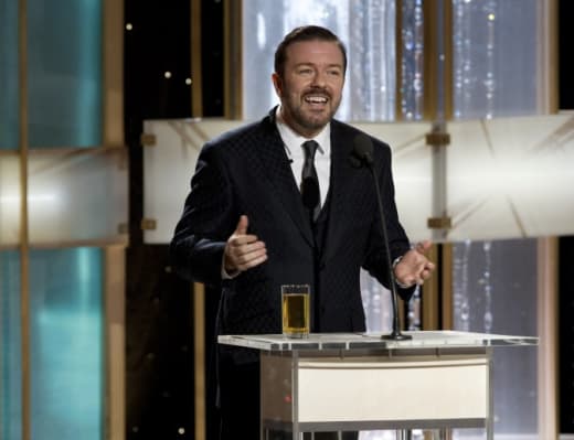 Ricky Gervais at the Golden Globes: Too Far? - Movie Fanatic