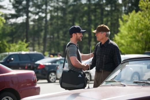 Justin Timberlake and Clint Eastwood in Trouble with the Curve