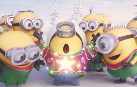 Minions Holiday Photo