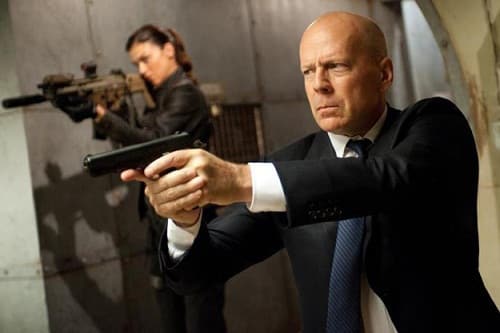 Bruce Willis and Adrianne Palicki in GI Joe Retaliation
