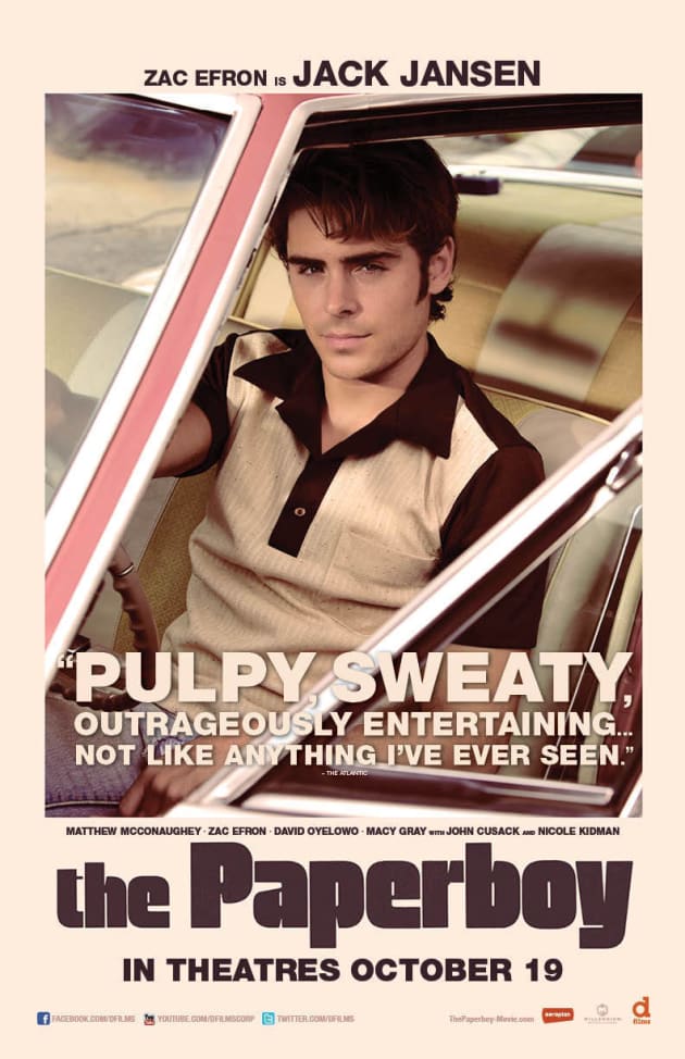 The Paperboy Zac Efron Poster