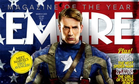Captain America on Empire Cover
