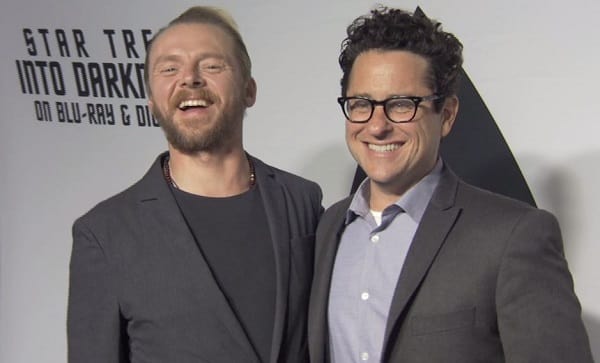 J.J. Abrams Simon Pegg Star Trek Into Darkness DVD Premiere