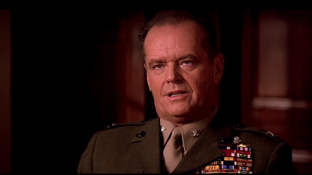 Jack Nicholson in A Few Good Men