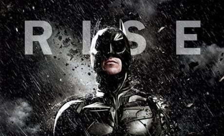 The Dark Knight Rises Rain Character Poster: Batman