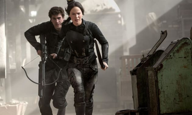 Mockingjay Part 1 Jennifer Lawrence Liam Hemsworth