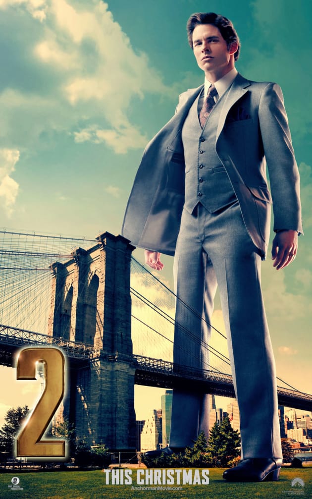 Anchorman 2 James Marsden Poster