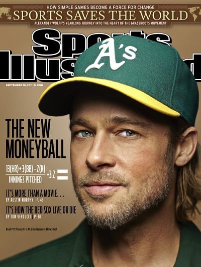 Brad Pitt's Moneyball SI Cover