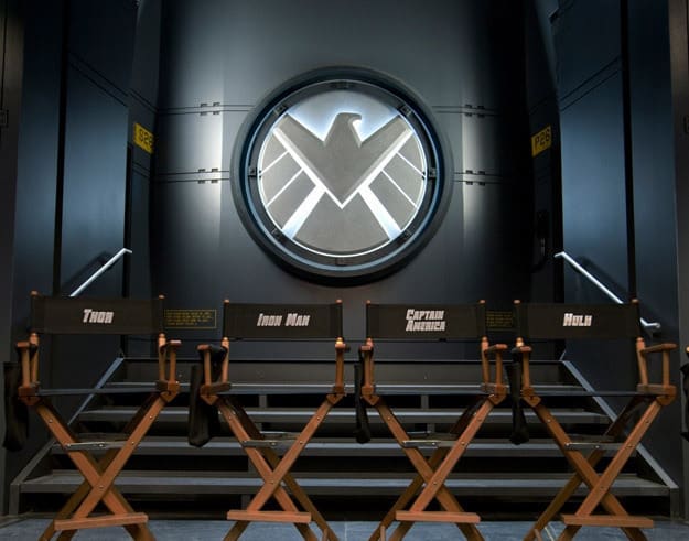 First Photo from The Avengers Set