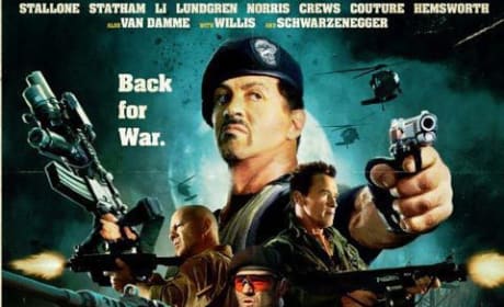 The Expendables 2 Comic-Con Poster: 80's Action Throwback
