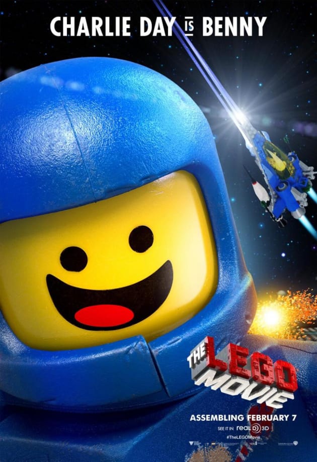 The LEGO Movie Charlie Day Bennie Poster