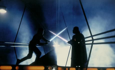 Empire Strikes Back Luke Fights Darth Vader
