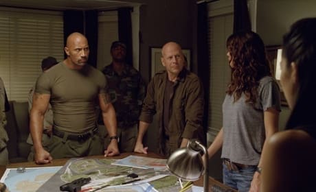 Bruce Willis Dwayne Johnson G.I. Joe Retaliation