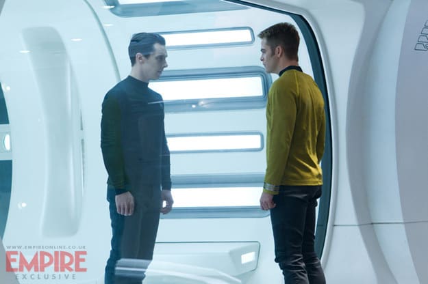 Benedict Cumberbatch Chris Pine Star Trek Into Darkness