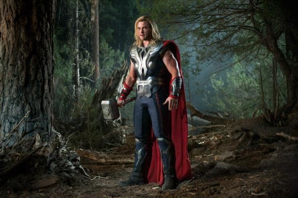 The Avengers: Chris Hemsworth is Thor