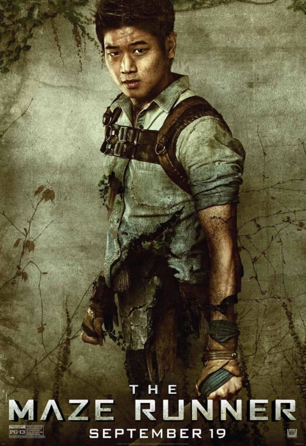 The Maze Runner Ki Hong Lee Character Poster Movie Fanatic