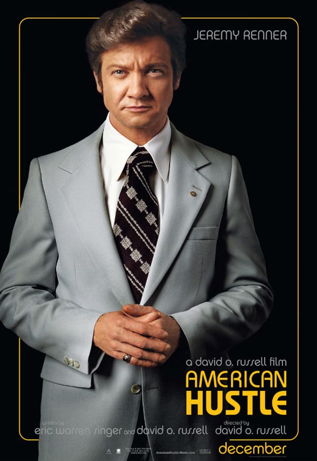 American Hustle Jeremy Renner Character Poster