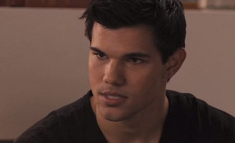 Taylor Lautner as Jacob on Breaking Dawn