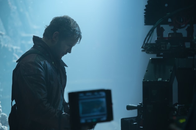 Chris Pratt Guardians of the Galaxy Set