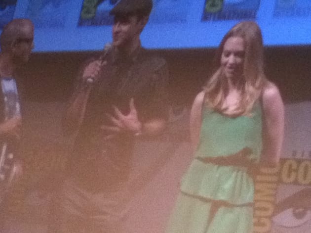 Justin Timberlake and Amanda Seyfried at Comic-Con