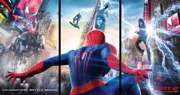 The Amazing Spider-Man 2 Triptych Poster