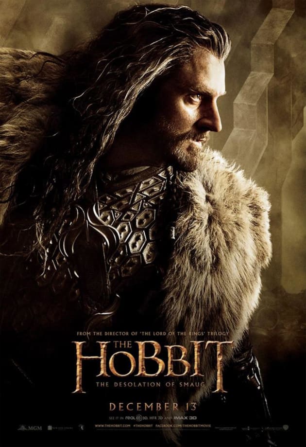 The Hobbit: The Desolation of Smaug Thorin Poster