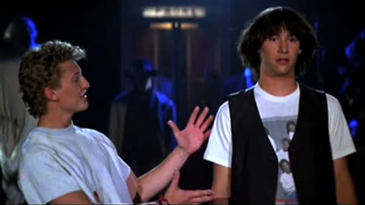 Bill & Ted's Excellent Adventure Keanu Reeves Alex Winter