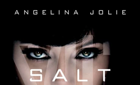 Angelina Jolie on the Salt Poster