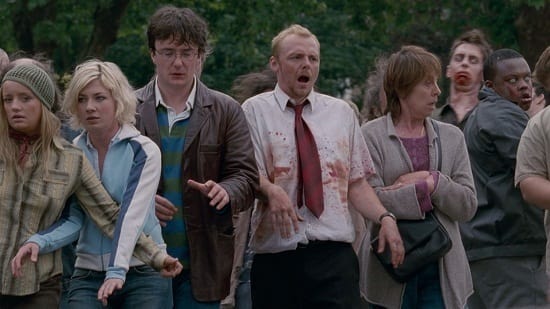 Simon Pegg in Shaun of the Dead